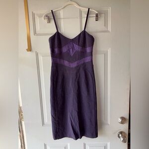 Emporio Armani vintage purple cocktail dress size 6